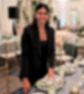 Rinosha, founder and lead planner of Cherish Luxury Weddings, smiling at an event setup done in Colombo