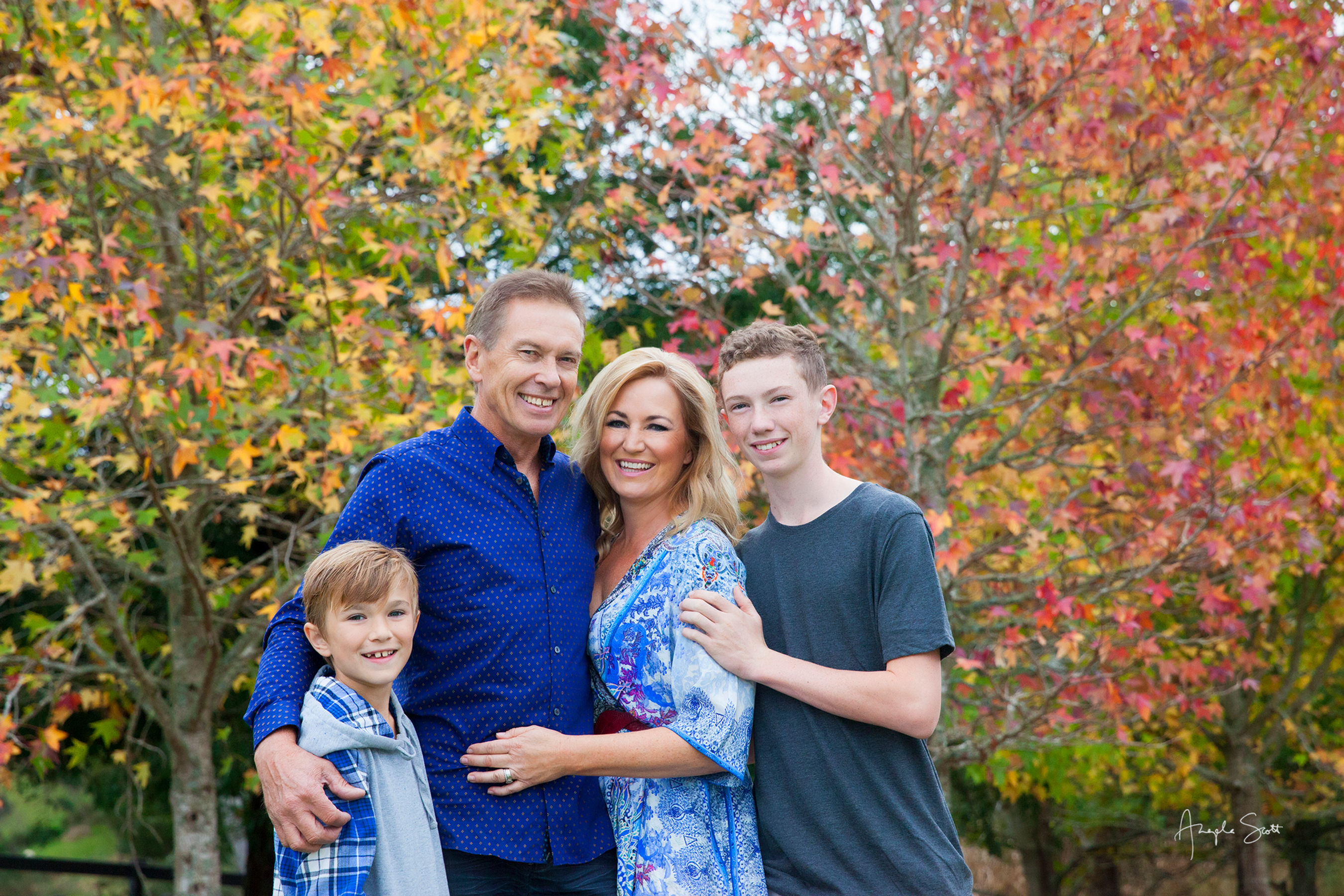 Autumn Leaves On Location Session