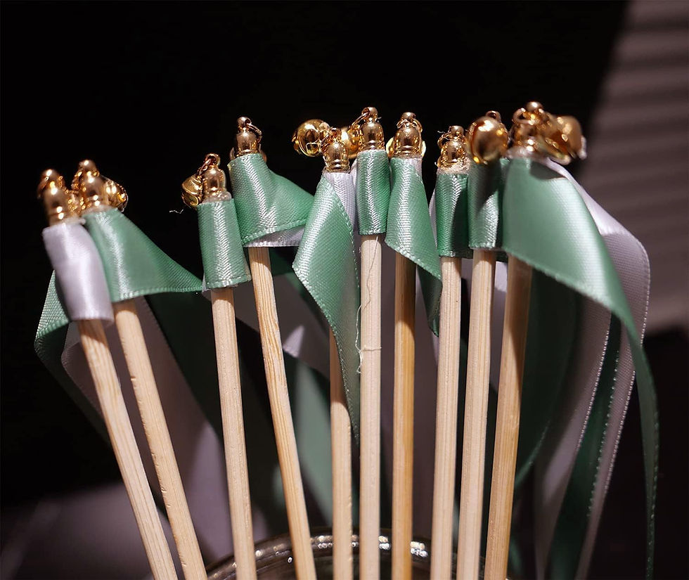 Miniaturbild: Wedding Wands violett, türkis & grün