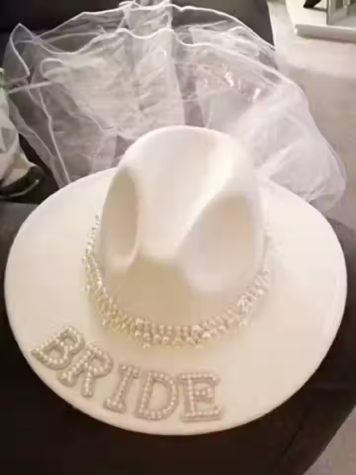 Miniaturbild: Bride Dekohut mit Schleier