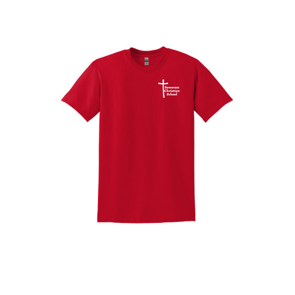 Thumbnail: Short Sleeve Tee (Christian School Mountain Design)