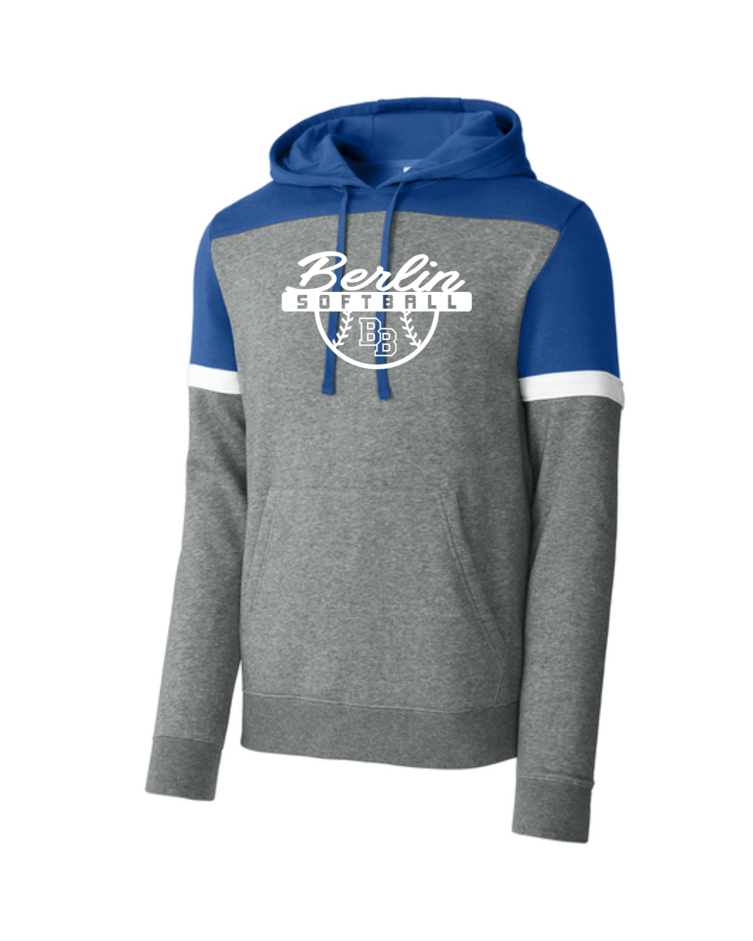 Sport Tek Colorblock Hoodie (Berlin YL Softball 25')