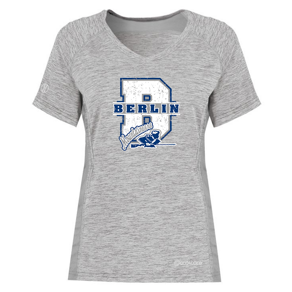 Thumbnail: Ladies Holloway Electric CoolCore Short Sleeve T (Berlin Varsity BBall 2023 D#2)