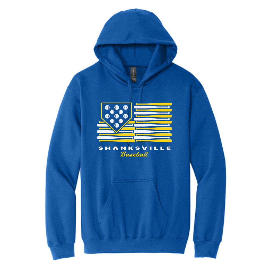 "Design 2" Hooded Sweatshirt (Sville Baseball 25')