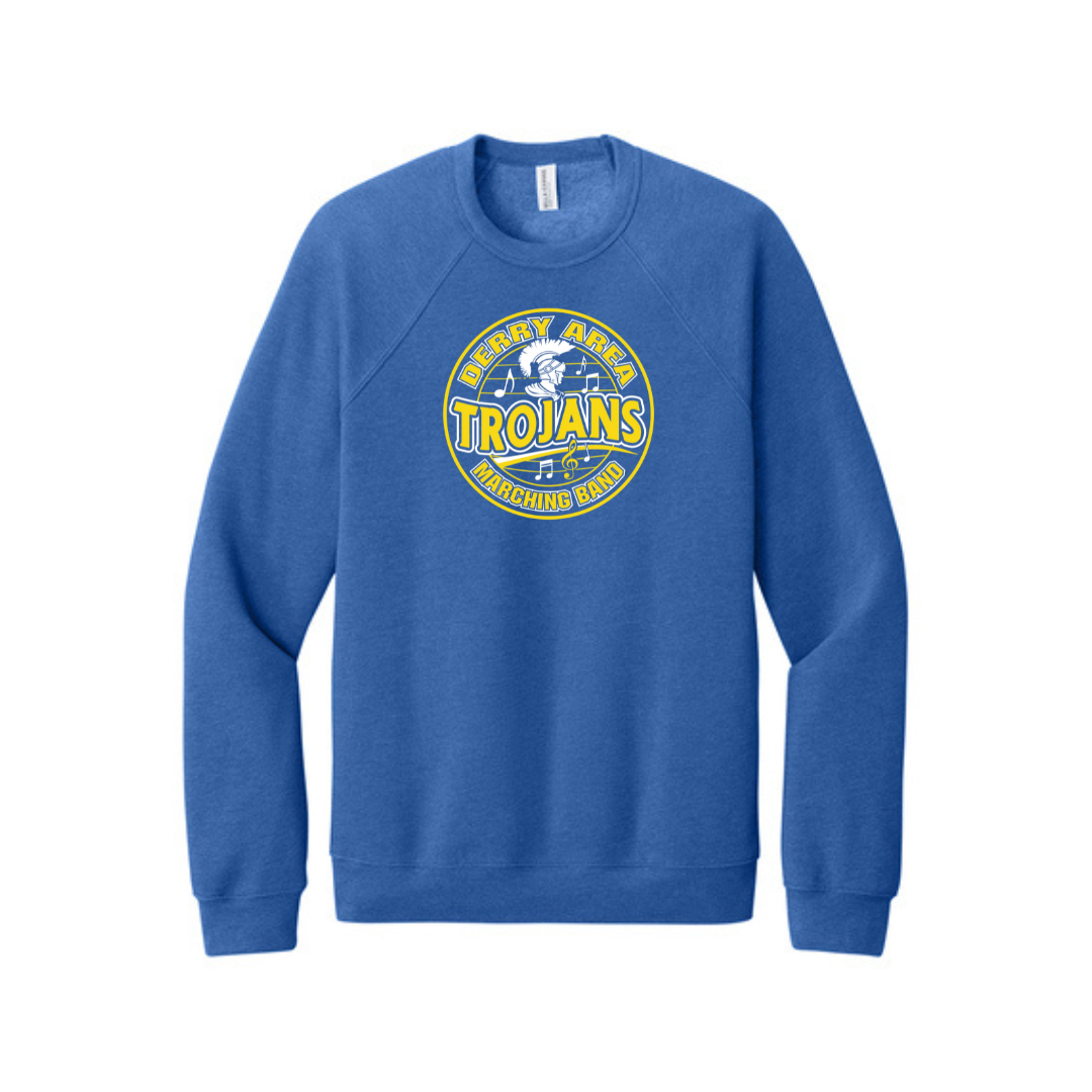 Bella+Canvas Raglan Sponge Fleece Crewneck (Derry Band Sale 26')