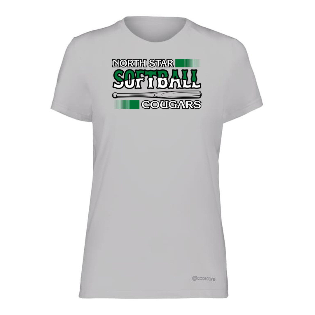 Ladies Holloway CoolCore Short Sleeve Tee (NS Youth Softball 24')