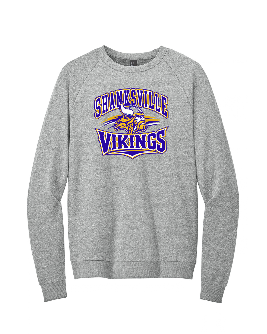 Grey Perfect Tri-Blend Crewneck Sweatshirt (Shanksville PTSA Sale 26')