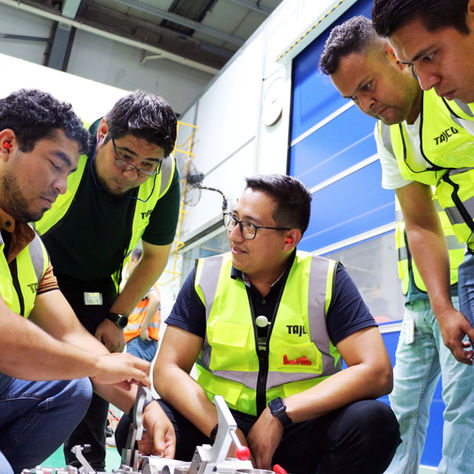 Mexican colleagues in TAJCO Mexico plant
