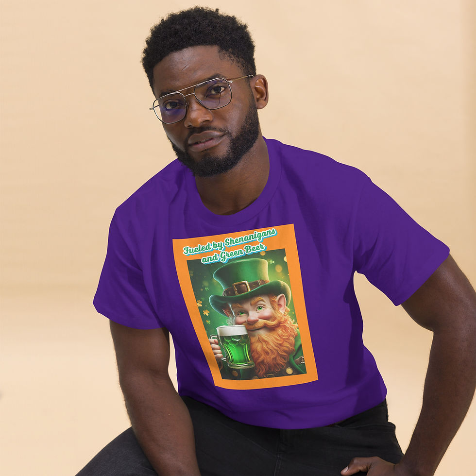 Thumbnail: Classic tee T-shirt  "Cheers & Shenanigans!" – Limited-Edition St. Patrick's Day