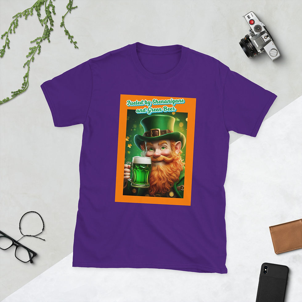 Thumbnail: T-Shirt "Cheers & Shenanigans!" – Limited-Edition St. Patrick's Day Tee 