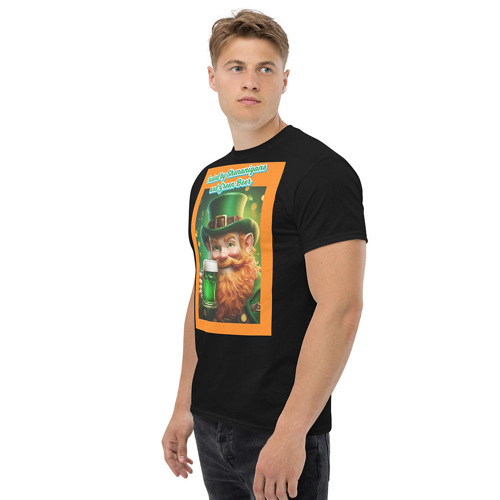 Thumbnail: Classic tee T-shirt  "Cheers & Shenanigans!" – Limited-Edition St. Patrick's Day