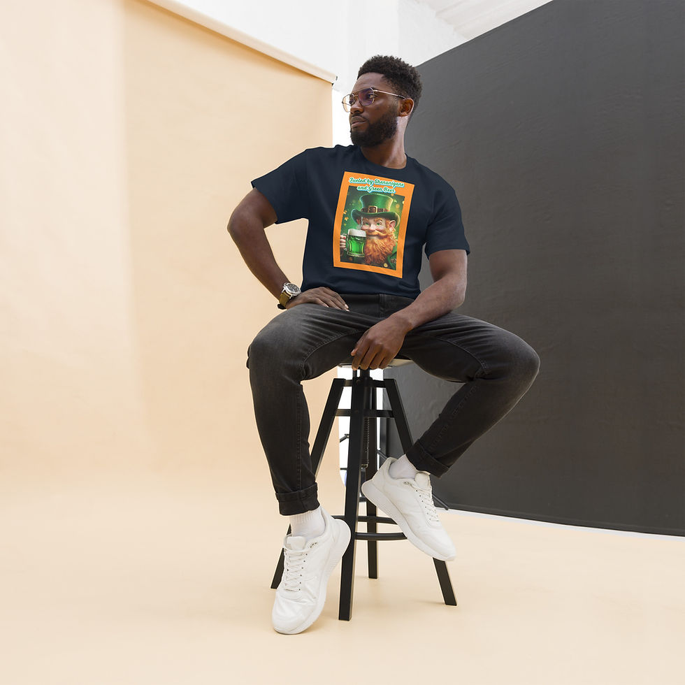 Thumbnail: Classic tee T-shirt  "Cheers & Shenanigans!" – Limited-Edition St. Patrick's Day