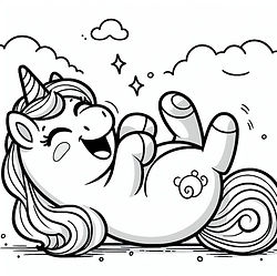 חד קרן צוחק