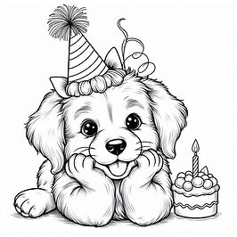 כלבלב חוגג שנה