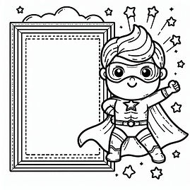 כרטיס ברכה גיבור על