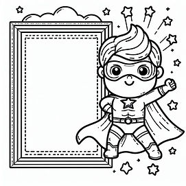 כרטיס ברכה גיבור על