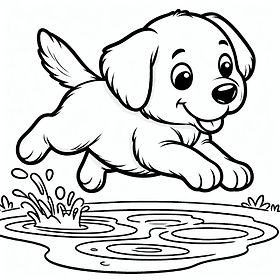 כלבלב בשלולית