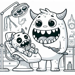 מפלצת ברופא שיניים 