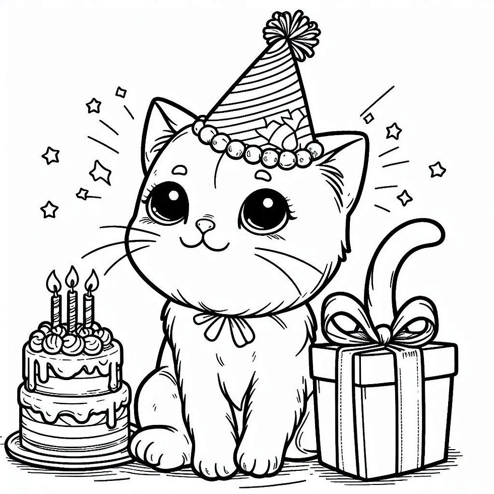 birthday cat