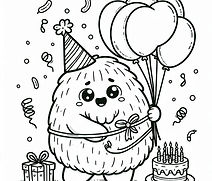 מפלצת חגיגית להדפסה 