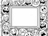 Greeting card funny smiles