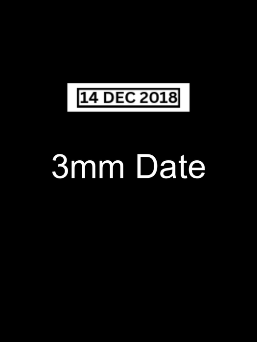 Example of 3mm stamp