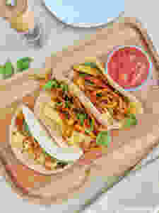 Fajitas de tofu végétalien