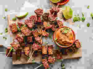Brochette de tempeh