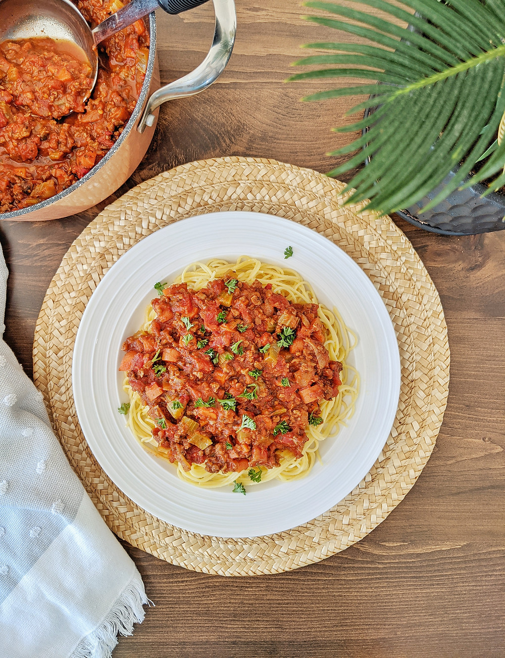 Sauce bolognaise végétalienne