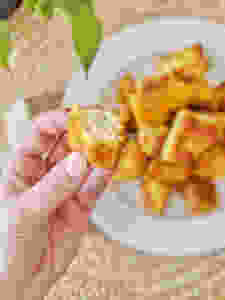 Tofu popcorn végétalien