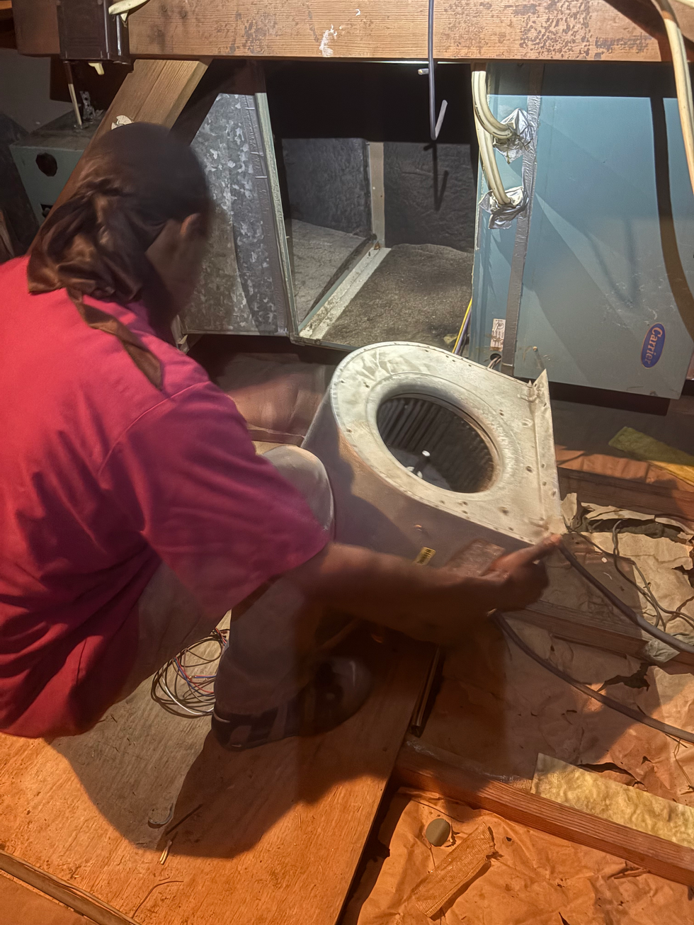 Changing Blower Motor