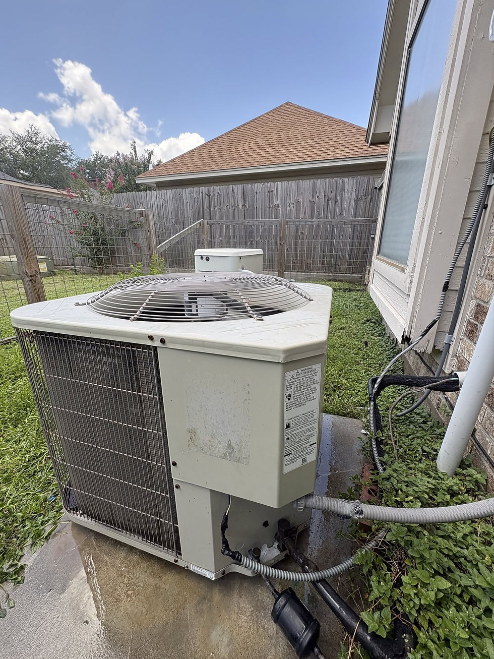 The proper way to close up the electrical panel. This is how your AC unit should look.