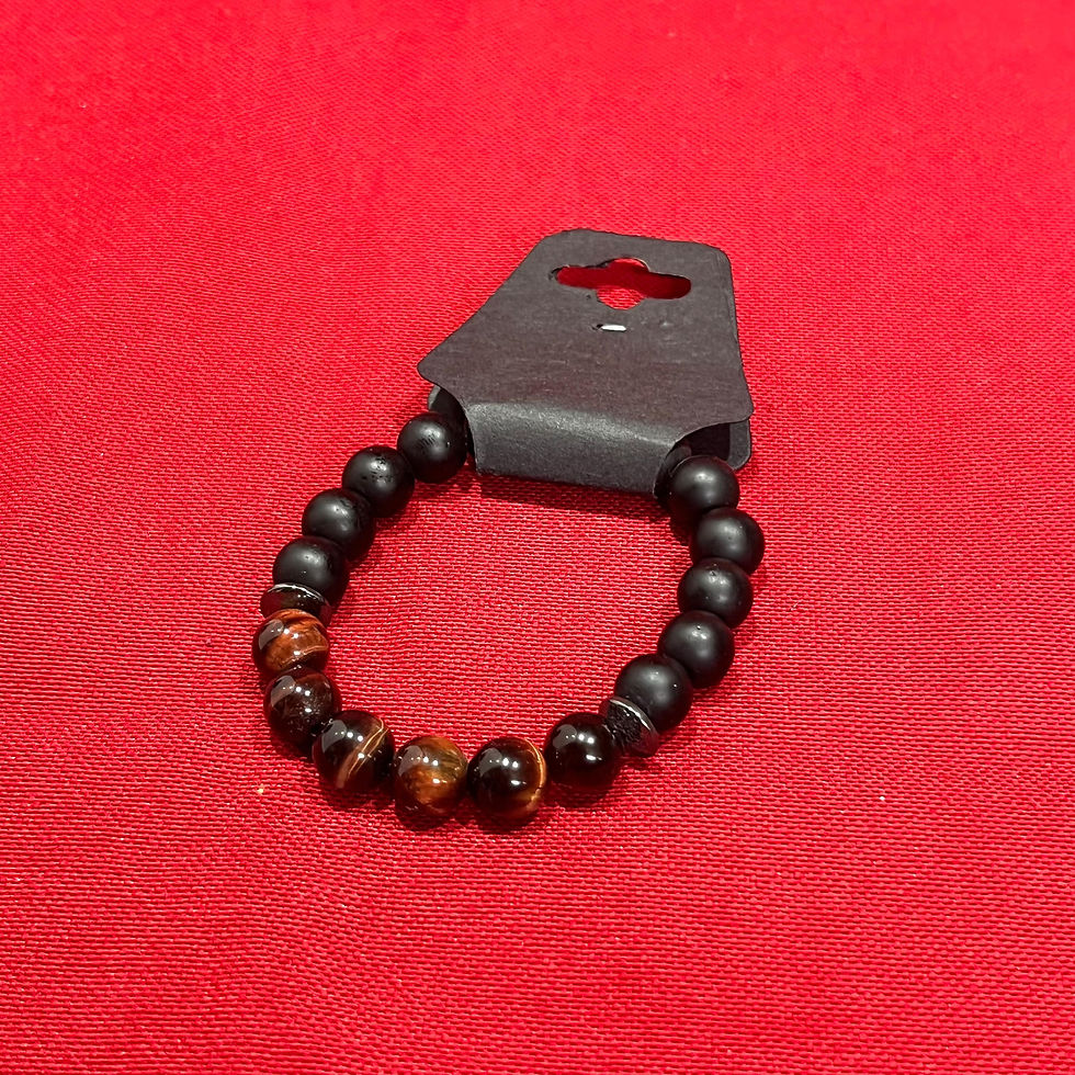 Küçük resim: Obsidyen & Kaplangözü Çocuk Bileklik