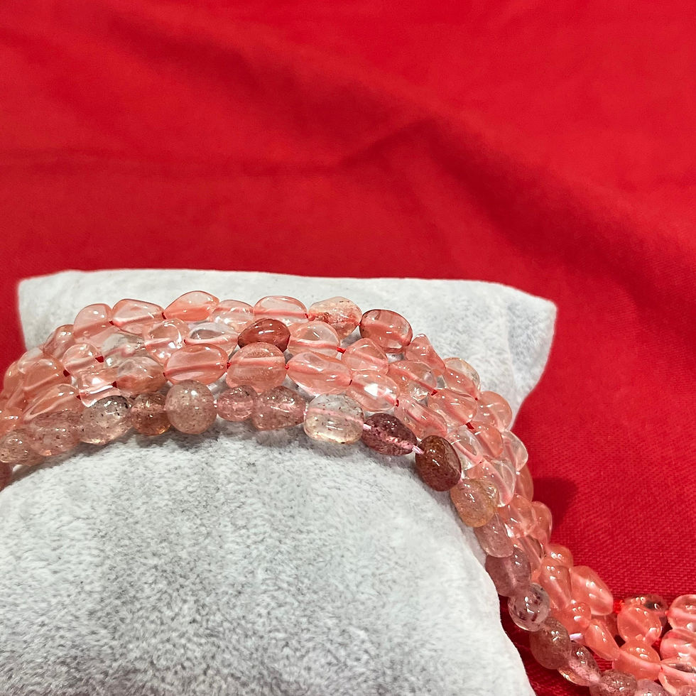 Pembe Kuvars Dizi Taş