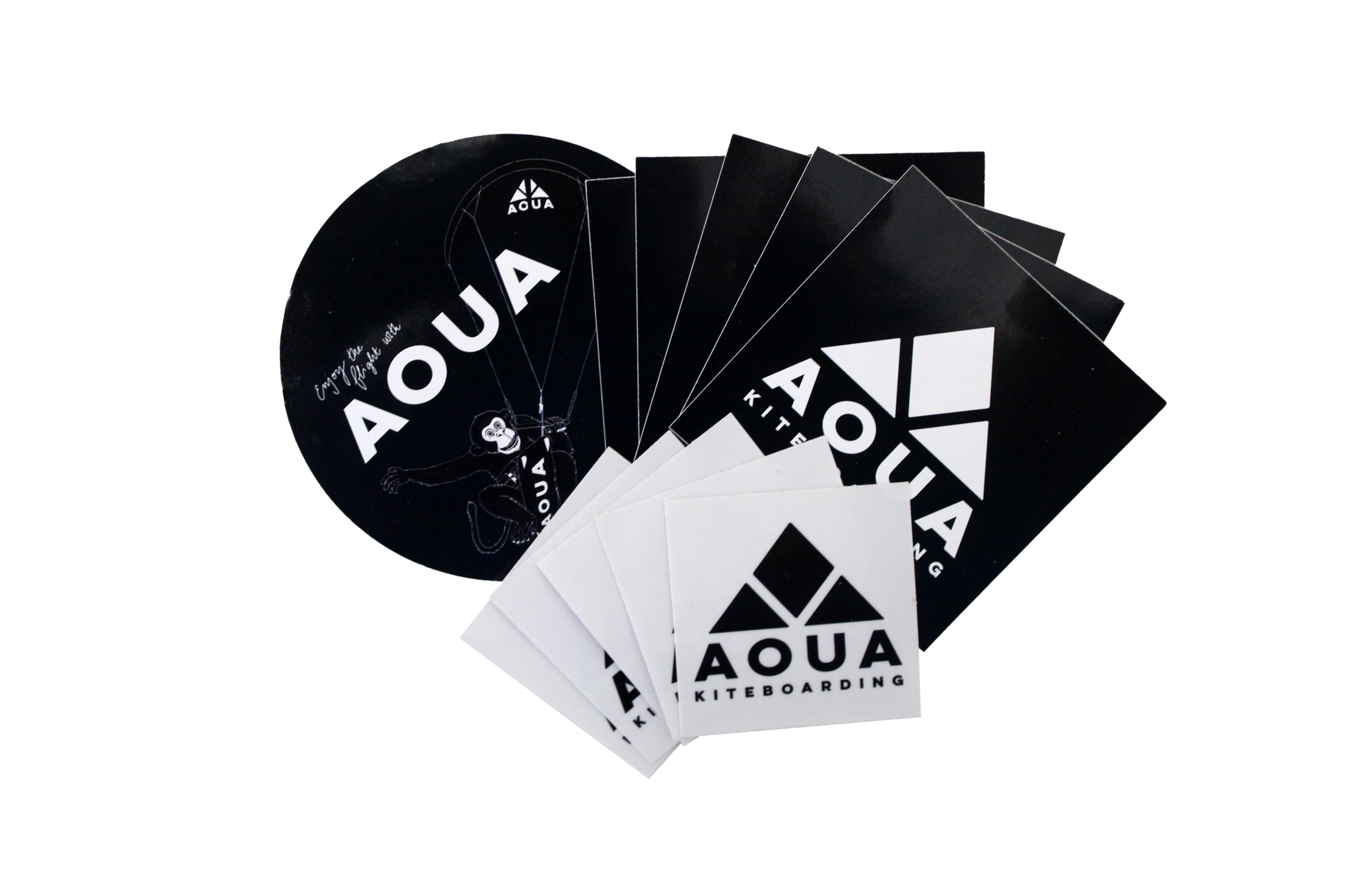 AOUA Kiteboarding Sticker Pack