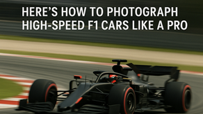 Are You Going to F1 This Year? Here’s How to Photograph High-Speed F1 Cars Like a Pro