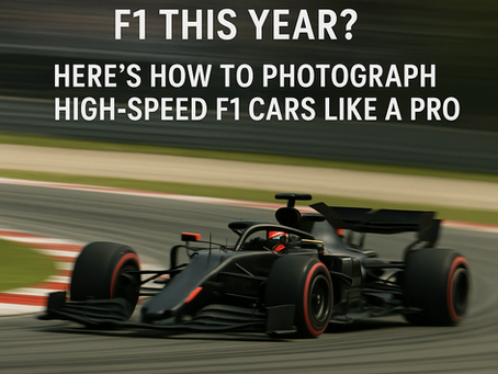 Are You Going to F1 This Year? Here’s How to Photograph High-Speed F1 Cars Like a Pro
