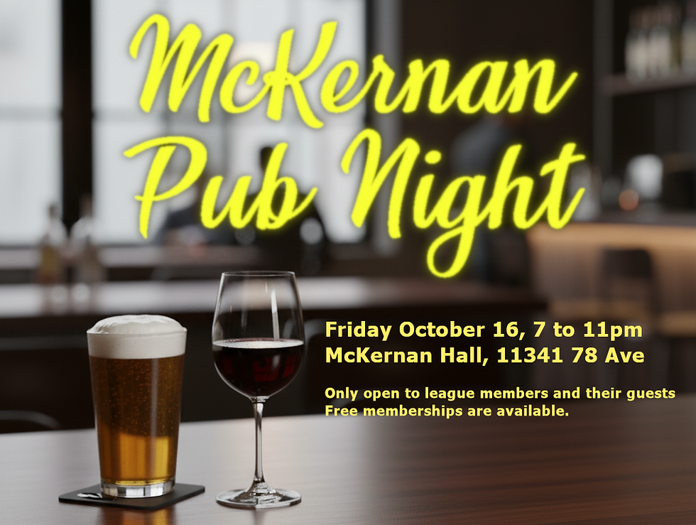 Pub Night: Friday October 16