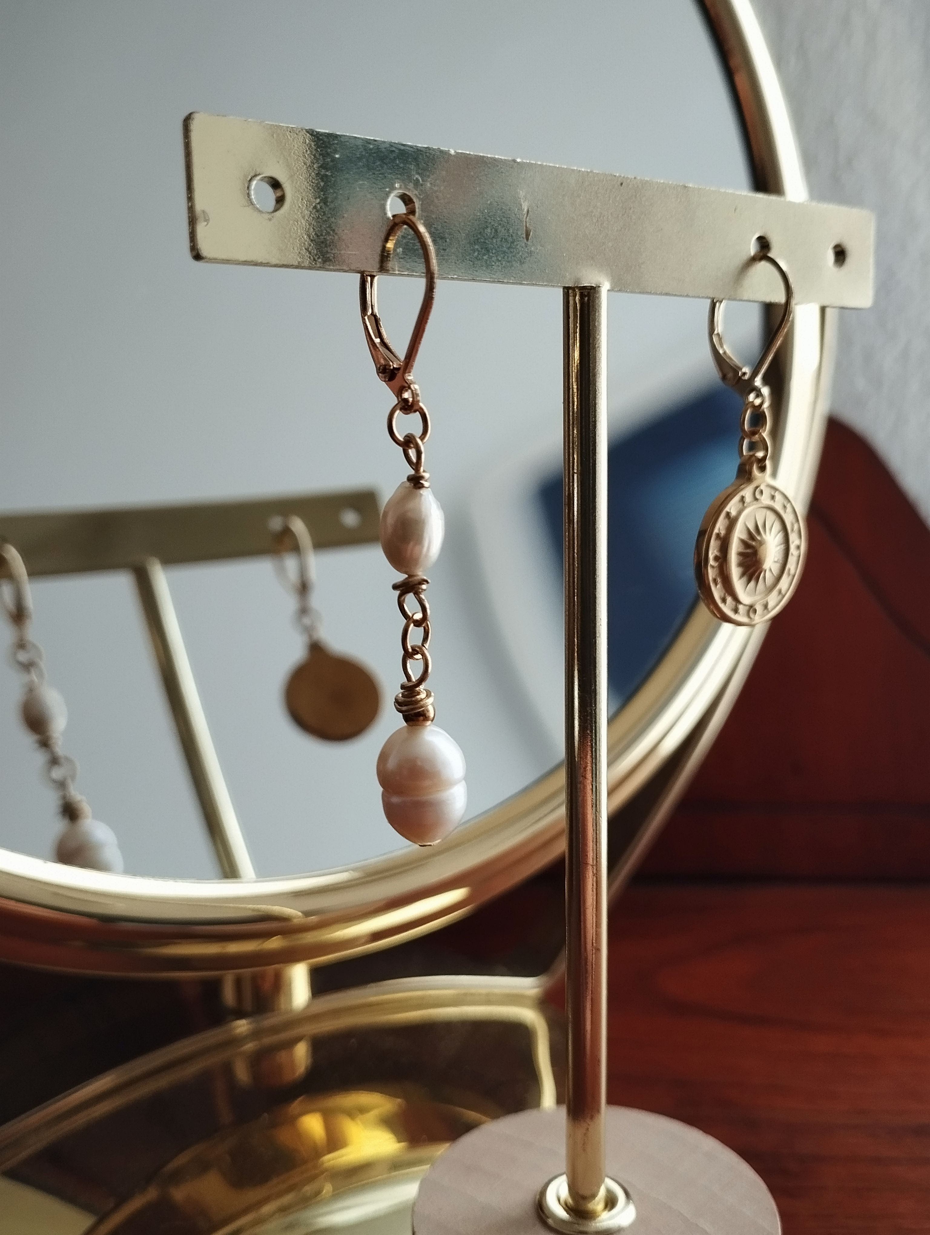 ORECCHINI BOHO PERLA 
