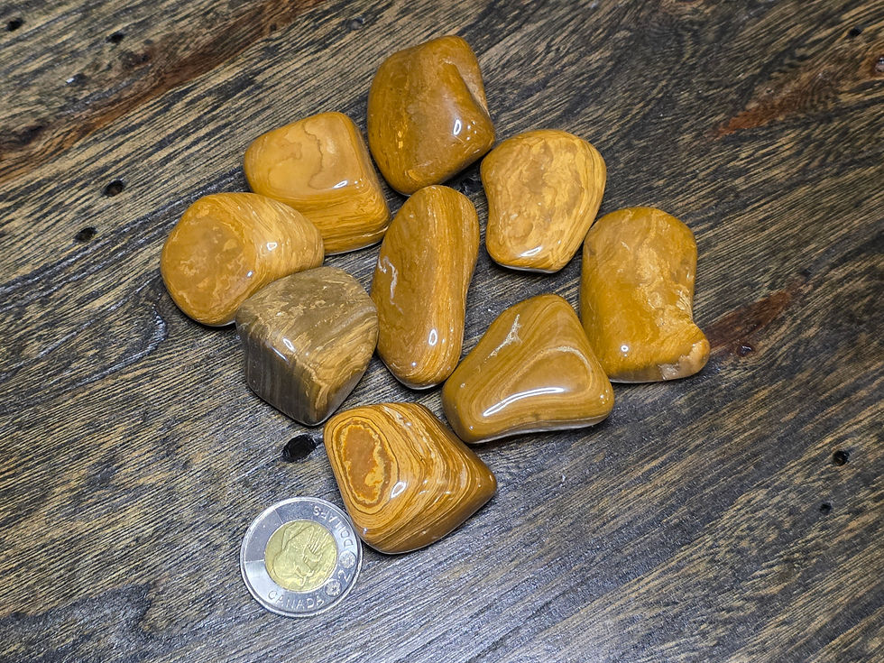 Thumbnail: Tumbled Yellow Jasper