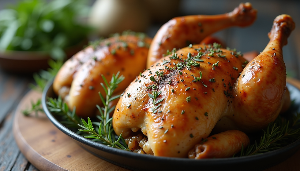 Roasted chicken with Herbs de Provence