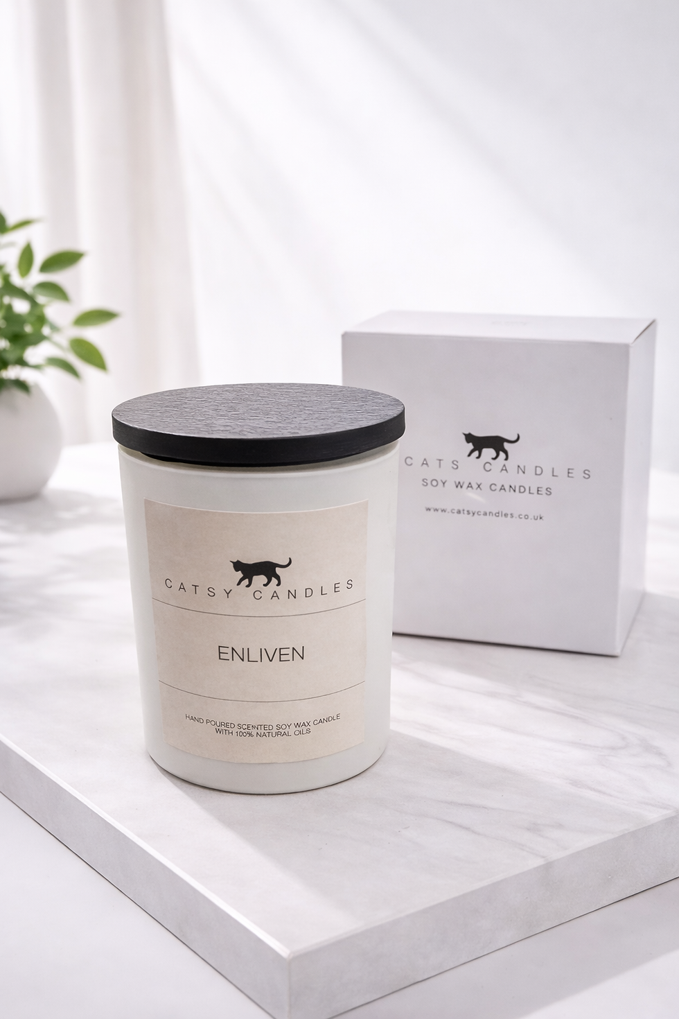 Thumbnail: Enliven Natural Oil Soy Candle