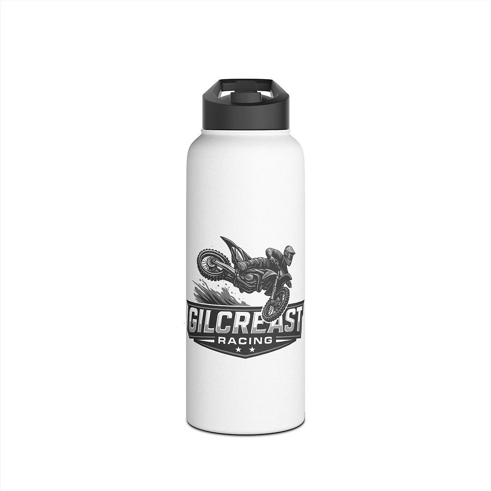 Thumbnail: Gilcreast Racing Stainless Steel Water Bottle Motocross Graphic Insulated Bottle