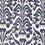 Miniatura: Christopher Barr Cloth Belfour fabric used to make the Blue and Aqua Lumbar Ikat Throw Pillow