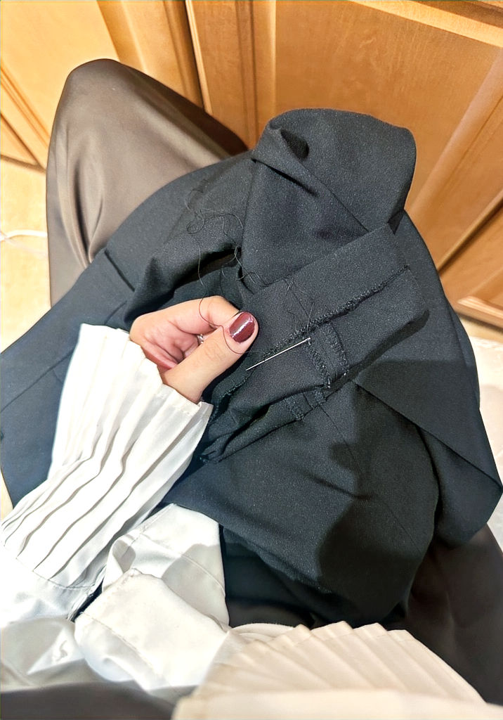 Tailoring a dress pants