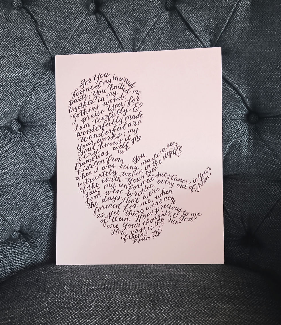 Thumbnail: Fearfully and Wonderfully Made Art Print