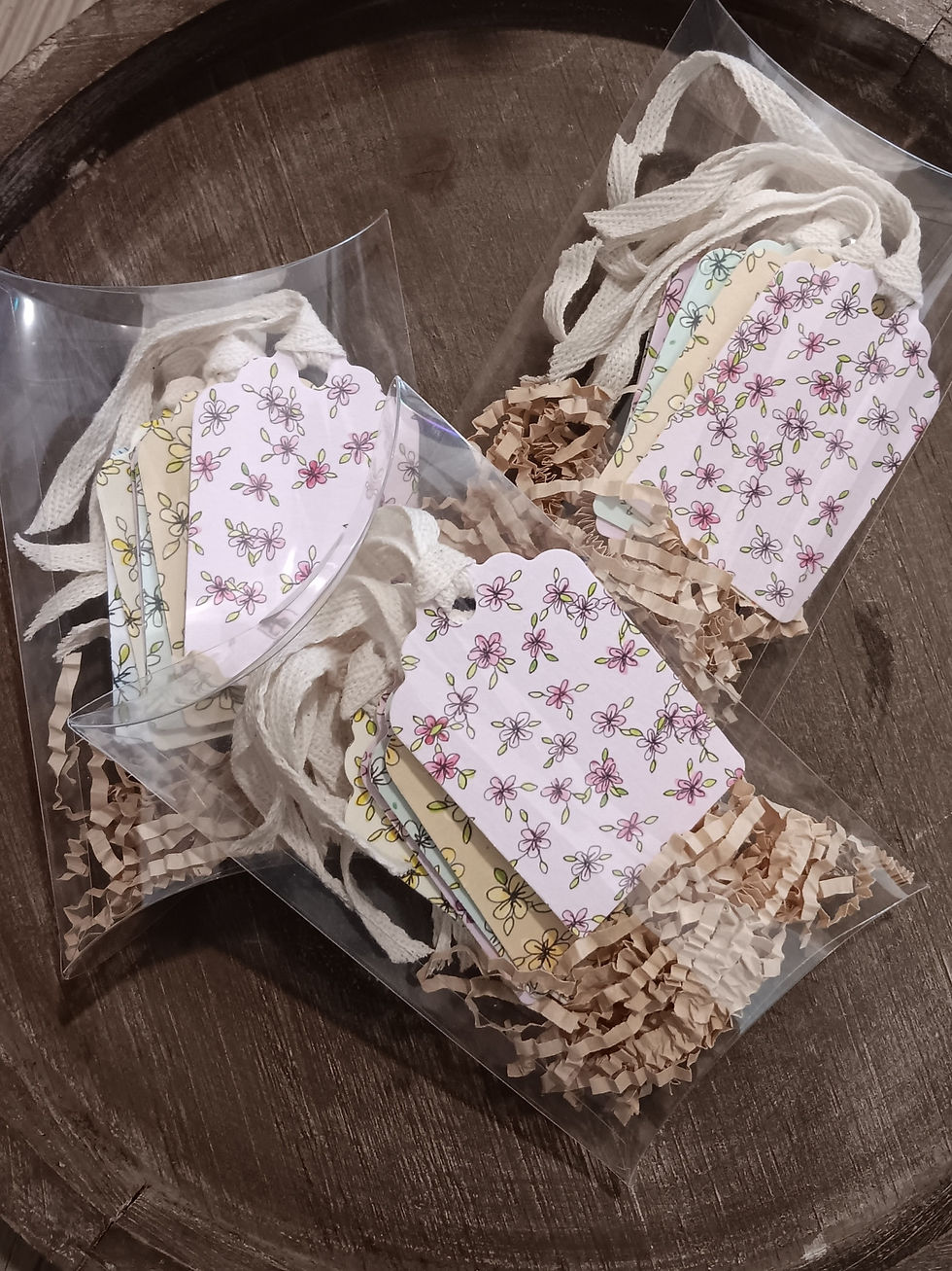 Thumbnail: Floral Gift Tag Set
