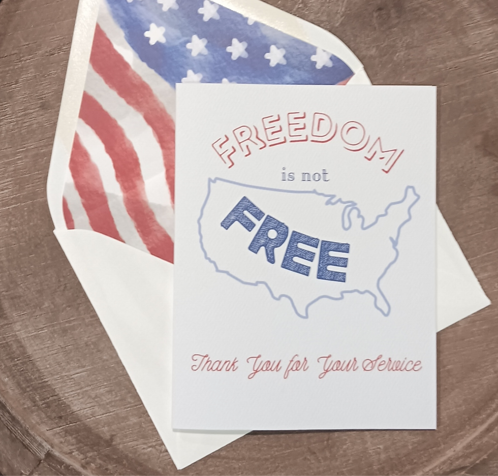 Thumbnail: Freedom is Not Free Card