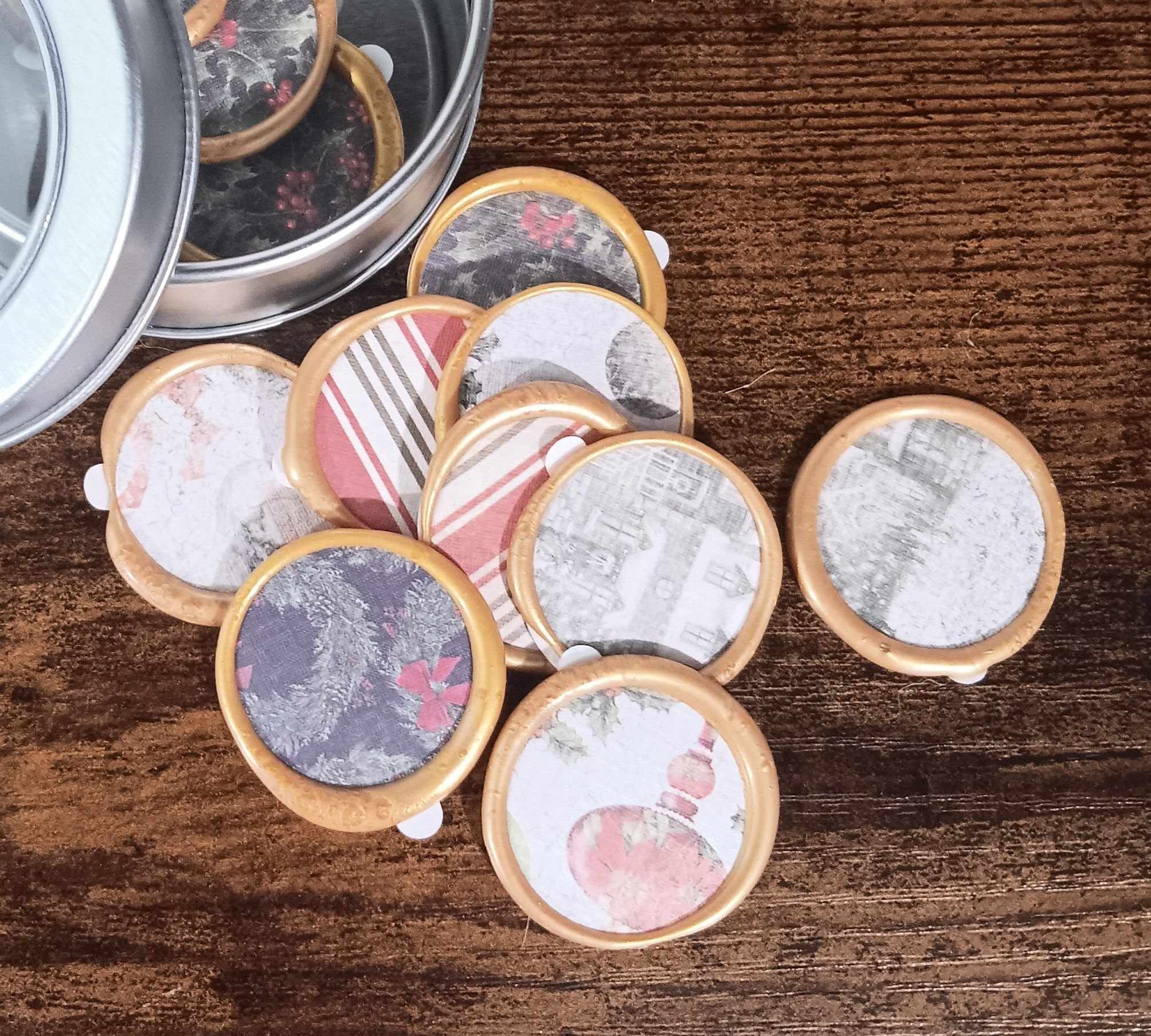 Vintage Christmas Envelope Seals