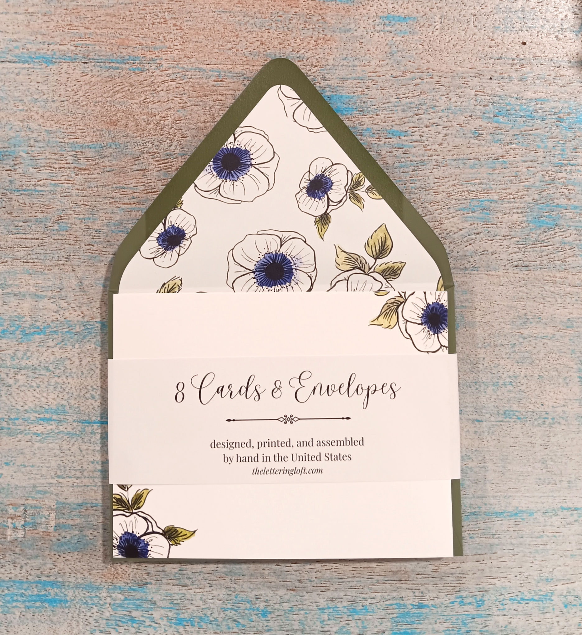 Anemone Garden Stationery Pack